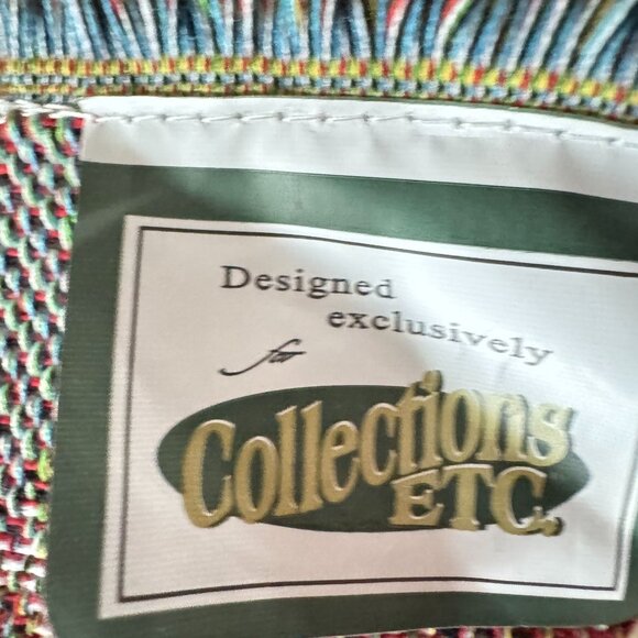 Babys 1st Christmas Throw Blanket 50 X 36 Collections Etc. Woven Teddy Bear - Picture 5 of 11